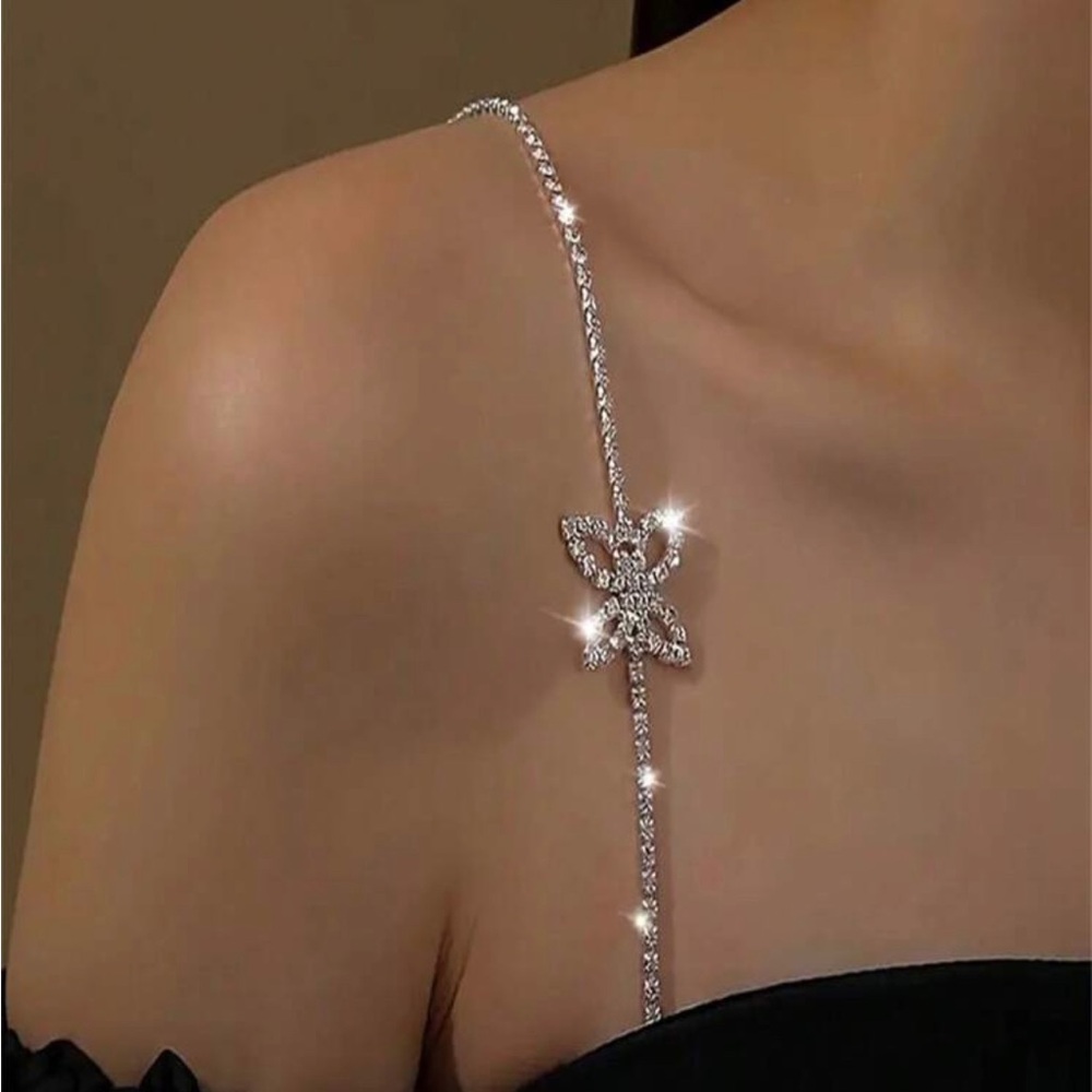 Crystal Shoulder Chain Bra Strap Jewelry